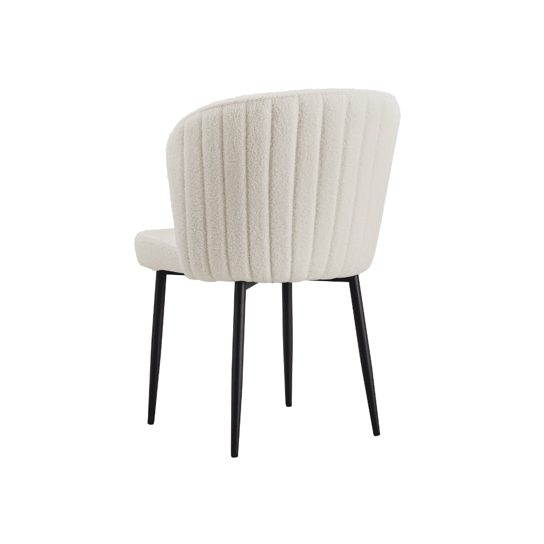 Chaise en velours doudou Diana