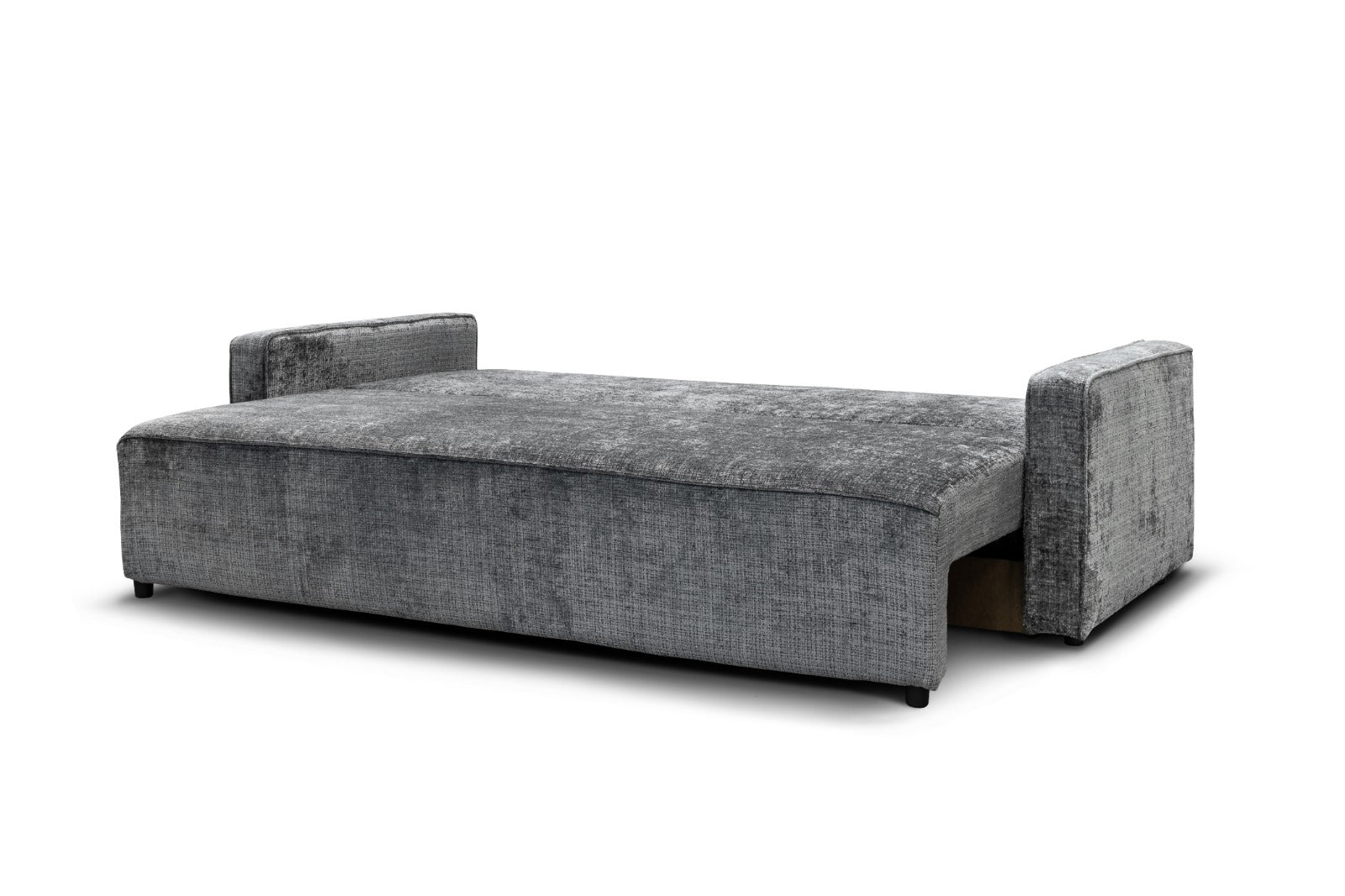Canapé convertible 3 places gris anthracite Alba